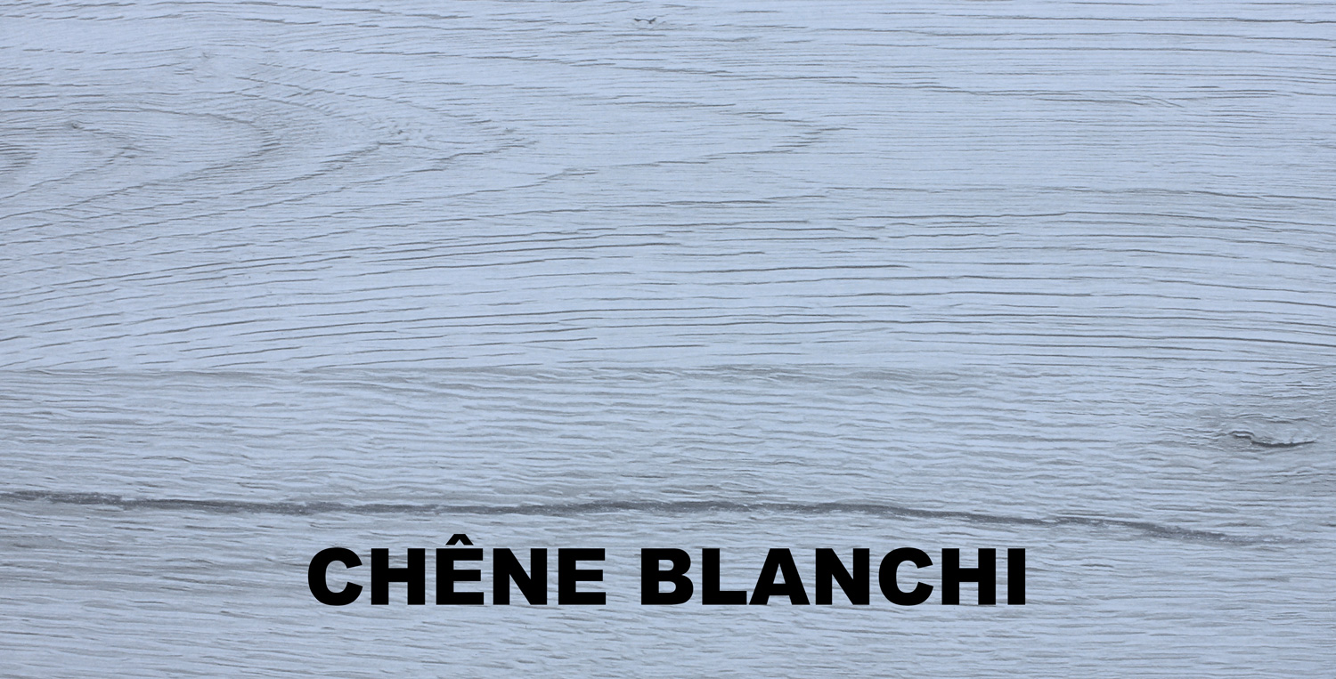 Finition chêne blanchi